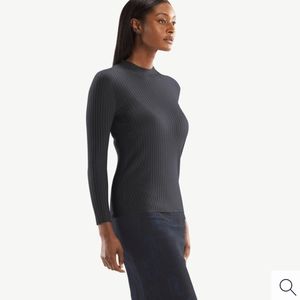 Mm Lafleur 'Margo' Sweater Woodland Gray NWT M